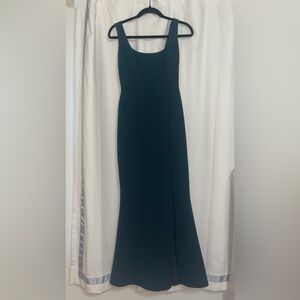 Elegant Teal Evening Gown
